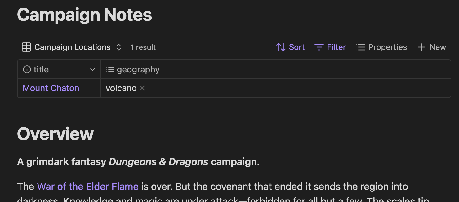 How to Manage Locations in Obsidian for D&D