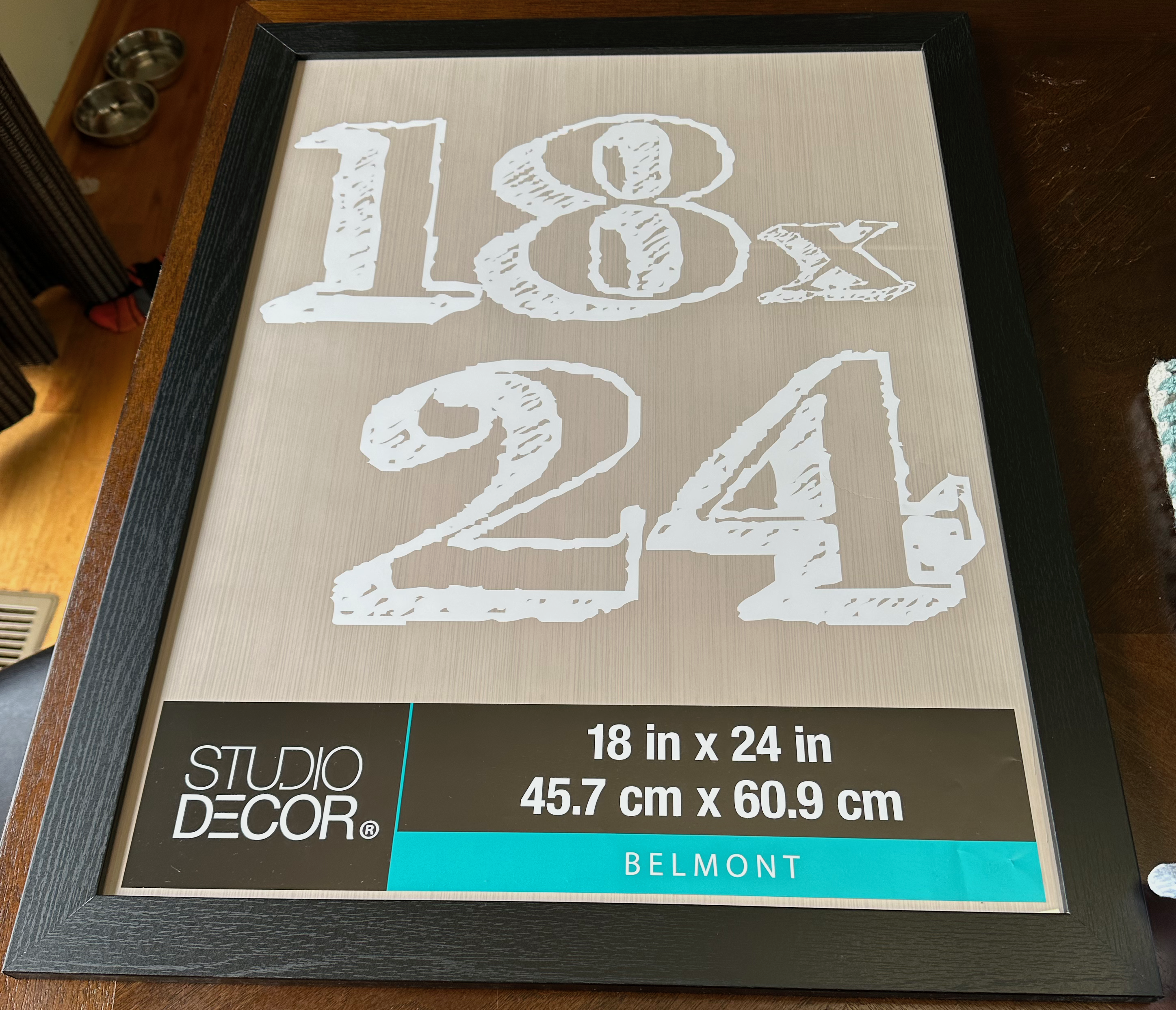 18x24 Black Belmont Frame by Studio Décor